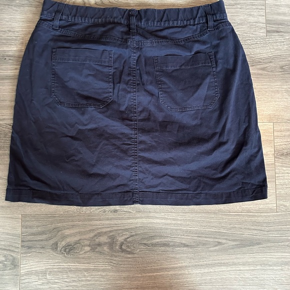 Croft & Barrow Dark Blue Stretch Skirt - Picture 2 of 4